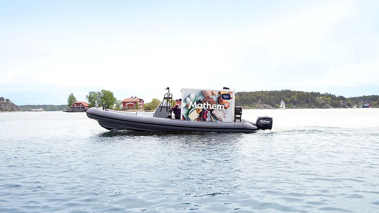 Mathems rekordsommar – levererade 369 ton till skärgården