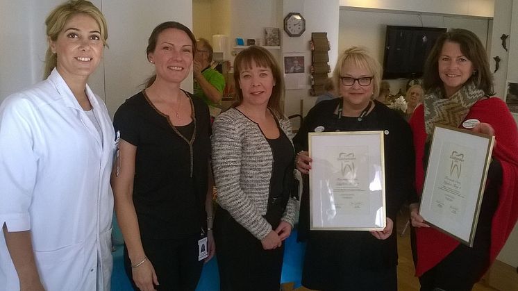 Förenade Care Liljefors torg 4 vann Guldtanden 2015 