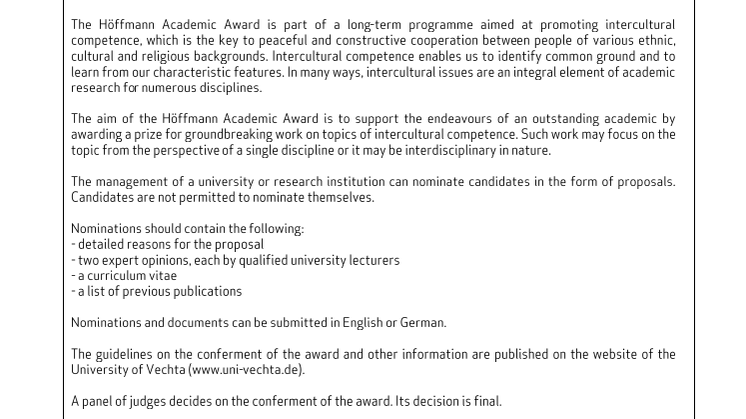 2021 Ausschreibung Höffmann-Wissenschaftspreis_englisch