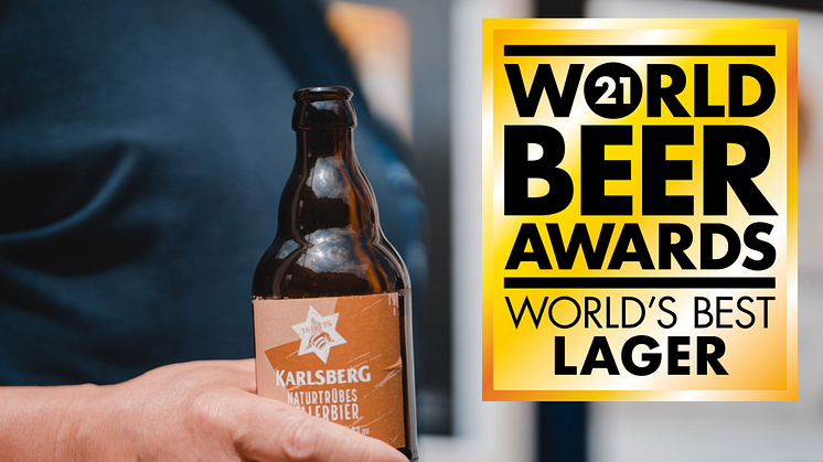 Karlsberg naturtrübes Kellerbier wurde beim World Beer Award ausgezeichnet. Foto: Karlsberg