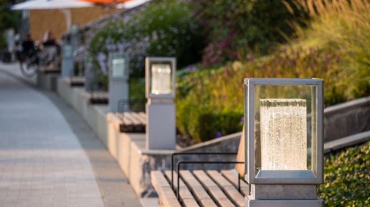 Sandvika-lykta for Sandvika elvepromenade