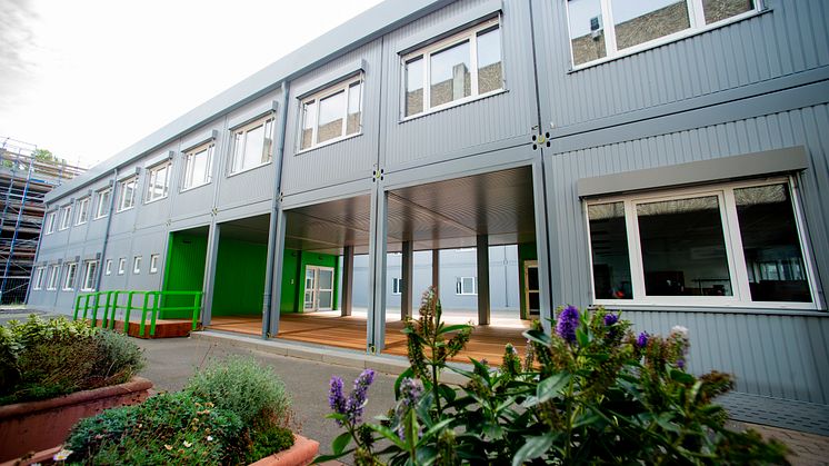 Modulares Schulgebäude