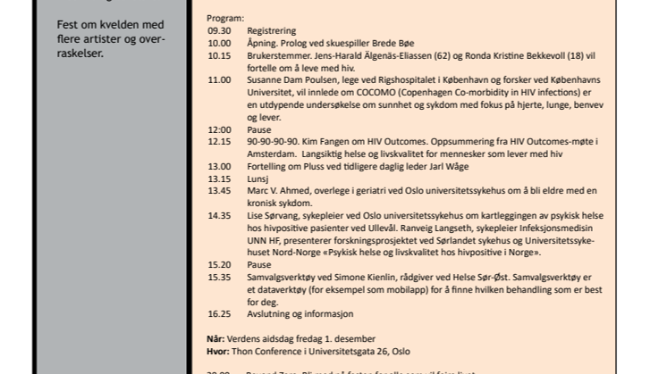 Brede Bøe åpner hivkonferansen