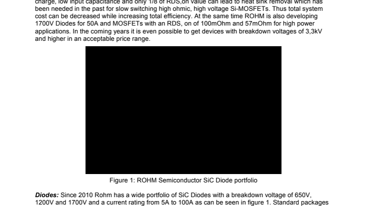 SiC-Diodes, SiC-MOSFETs and Gate Driver IC
