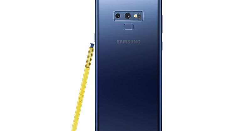 Samsung Galaxy Note9_back_pen_blue