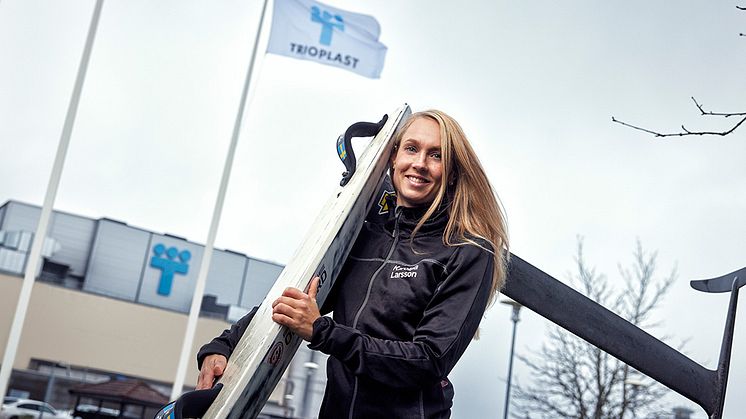 Svenska mästaren i kitefoil, Karolina Larsson, satsar på OS i Paris 2024