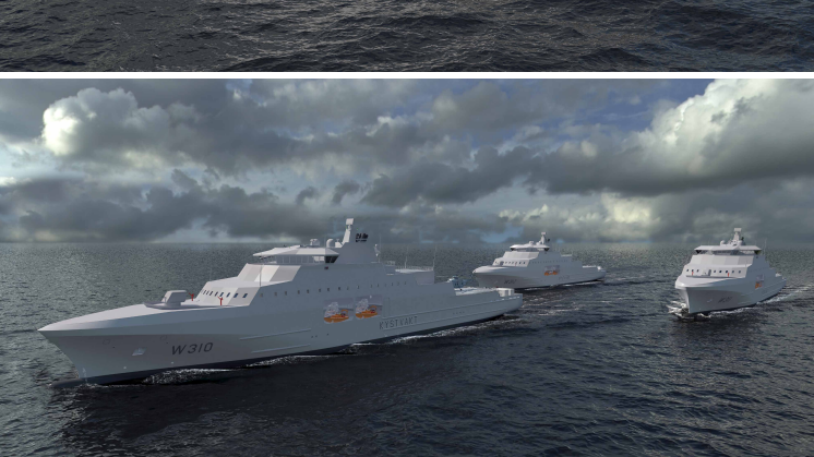 Artist's impression of new Coastguard vessels