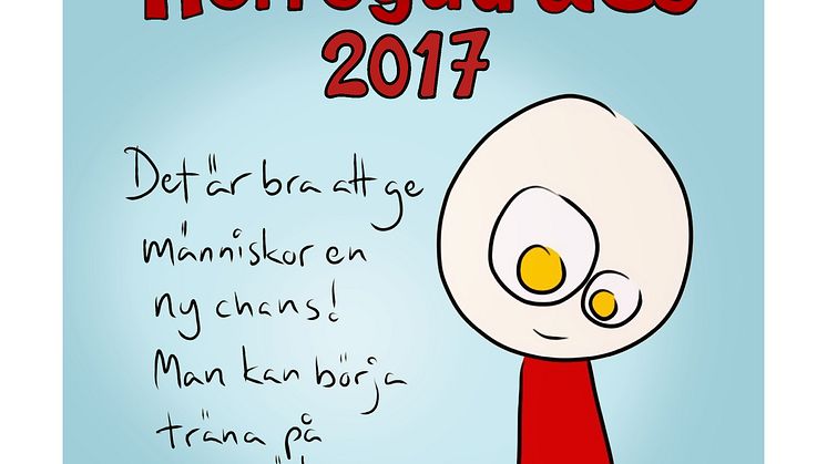 Omslagsbild: Herregud & Co, väggalmanacka