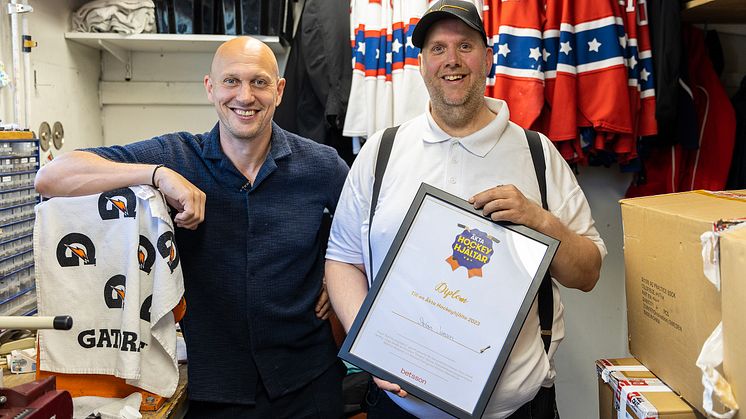 Fimpen och 2023 års vinnare i Stockholms län: Stefan Jansson (Huddinge Hockey)