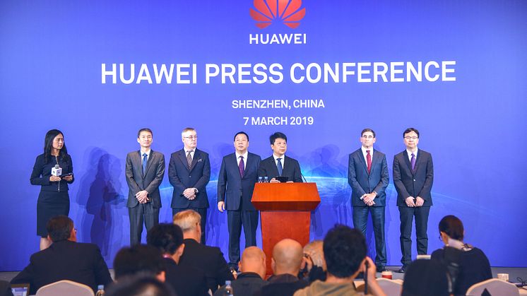 Presskonferens Huawei 2019-03-07