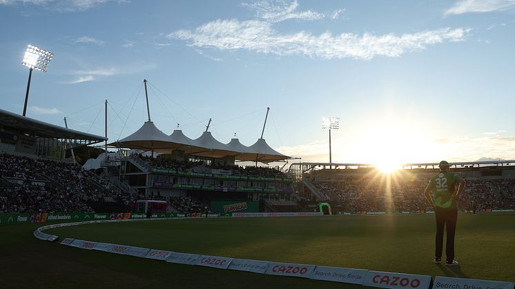 The Ageas Bowl during The Hundred last summer. Photo: Getty Images