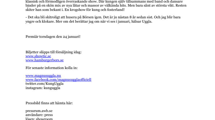 MAGNUS DEN STORE PÅ BÖRSEN 2013!