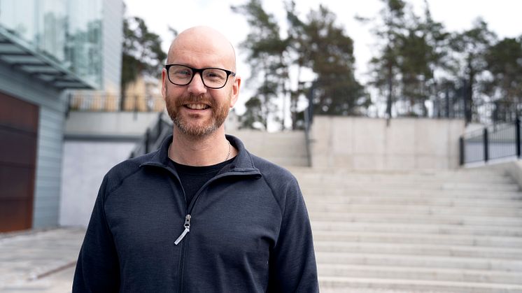 Jan Björn ska i första hand arbeta som rådgivare för startups inom Innovatum Science Parks spetsområde industriell teknik. Foto: Janni Umeland 