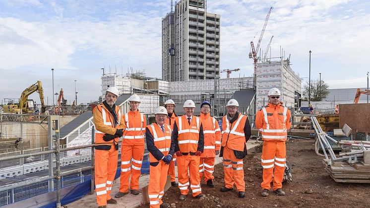 Perry Barr: Rapid progress on new station as roof installed