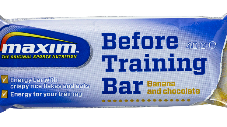 Maxim Before Training -energiapatukka, 40 g, Banana