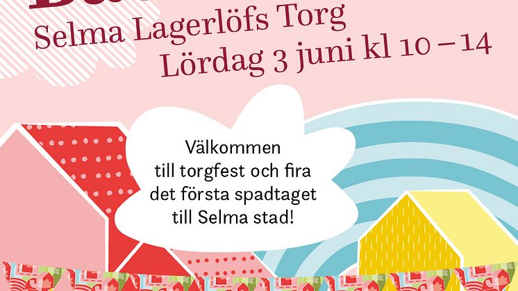Första spadtag för Selma stad på Backadagen 3 juni
