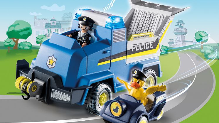 DUCK ON CALL - Polizei Einsatzfahrzeug (70915) von PLAYMOBIL