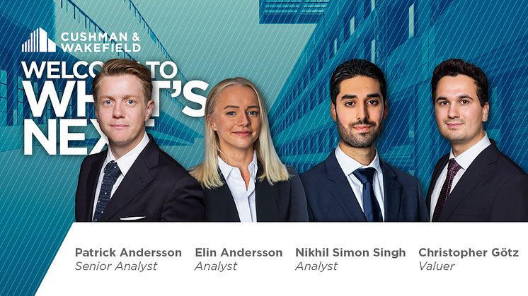 Patrick Andersson, Elin Andersson och Nikhil Simon Singh rekryteras till Capital Markets. Christopher Götz rekryteras till Valuation & Strategic Advisory.