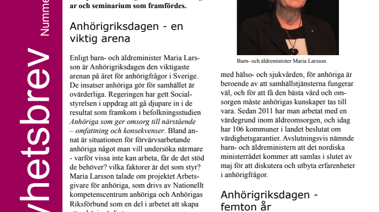 Nyhetsbrev nr 2 - Äldre