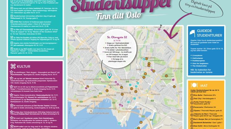 Ny i Oslo – Finn ditt Oslo! (Studentslippet 2017)