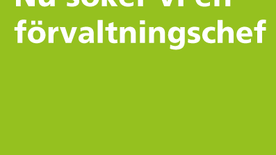 Nyskapande chef till Kulturförvaltning