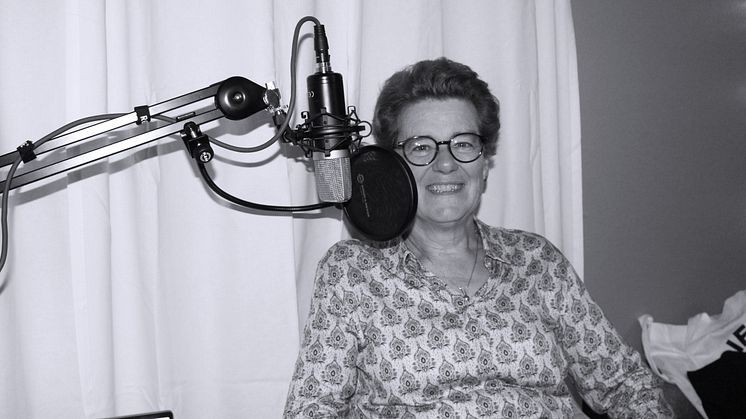 Ulrika Stuart Hamilton, generalsekreterare för Famna - riksorganisationen för idéburen välfärd, medverkar i Skyddsvärnet podcast. Foto: Skyddsvärnet