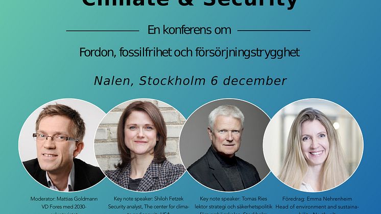 Byt inte ett importberoende mot ett annat! Så här får du ny energi i miljö- och klimatarbetet med hjälp av säkerhetspolitik! 