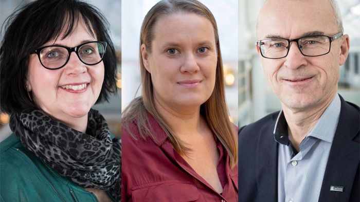 Ulrica Johansson, Maria Hjärtqvist och Tomas Fellbrandt. Foto: Skövde kommun
