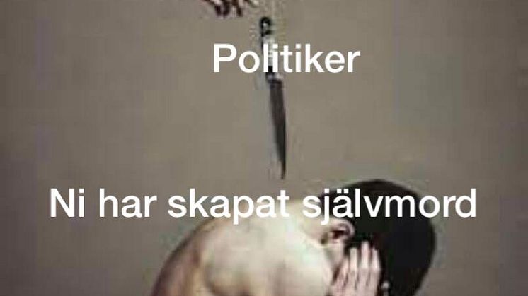 Bilden illustrerar ett av inläggen på Facebook.