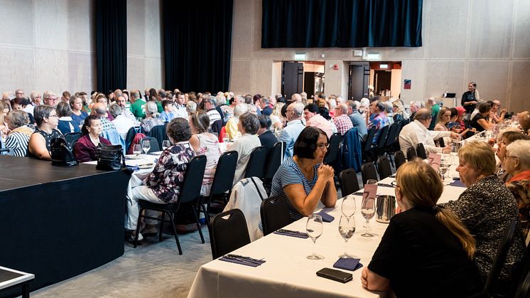 Välsmakande lunch under Finnvedsbostäders 70 års firande. Foto: John Nelander