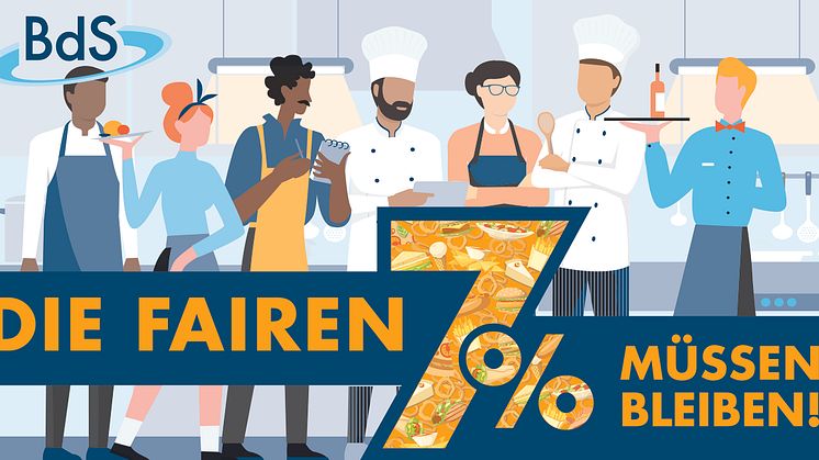 Appell an die politischen Entscheider: „Die fairen 7% müssen bleiben!“