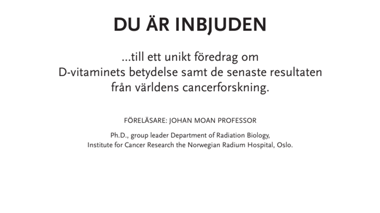 Träffa cancerforskaren som rekommenderar solning!