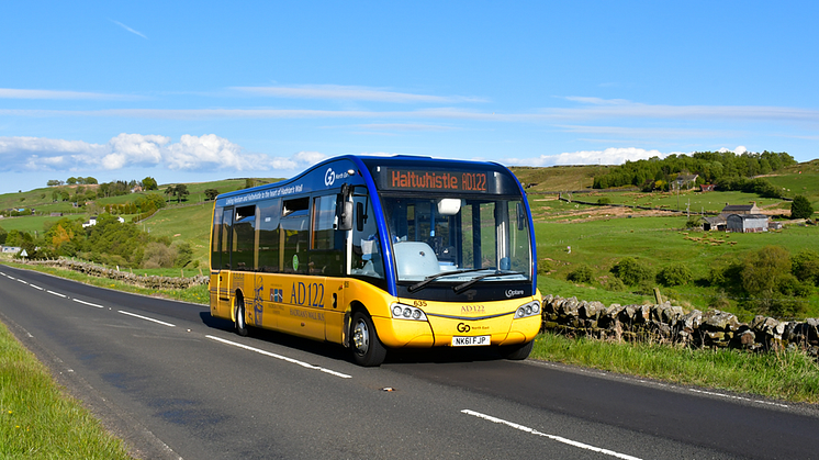 AD122 Hadrian’s Wall Country Bus returns from Saturday to help support business and attraction workers