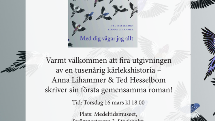 Bokrelease för Med dig vågar jag allt 