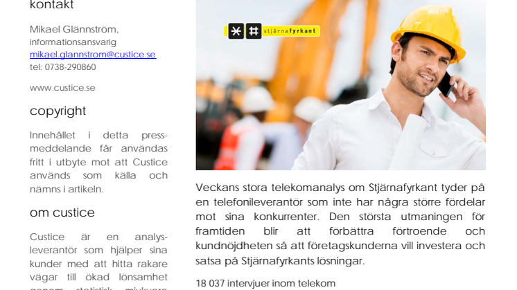 Alarmerande förtroendesiffror för Stjärnafyrkant