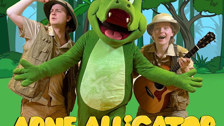 "Arne Alligator & Djungeltrumman" – Nordens mest streamade barnband på turné våren 2025!