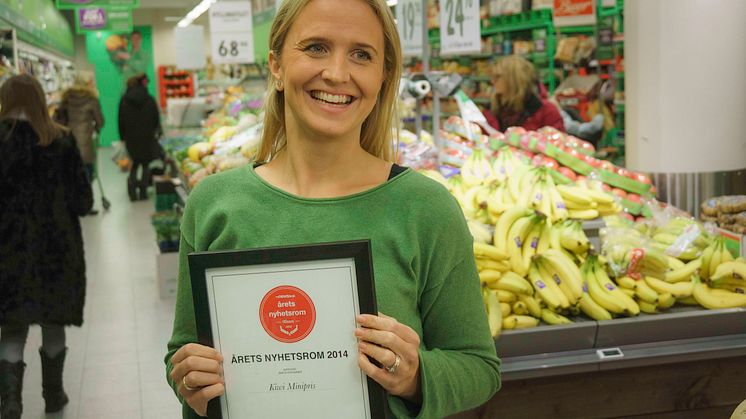 Kristine Aakvaag Arvin, Kommunikasjonsrådgiver i Kiwi Minipris. 