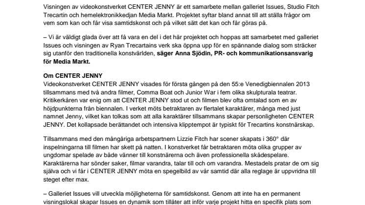 Media Markt Gallerian blir scen för internationell samtidskonst