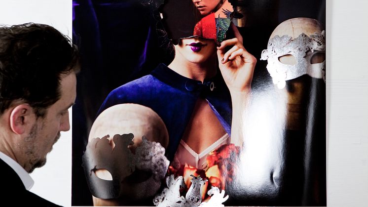 Iggesund calendar project: laser-cut mask