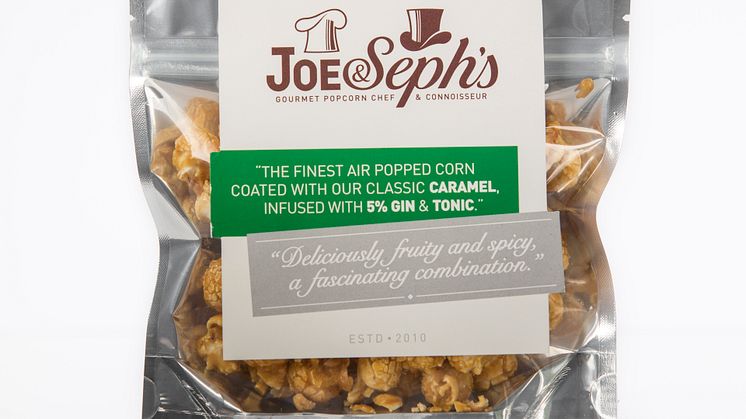 Joe & Seph’s Gourmet Popcorn med Gin & Tonic