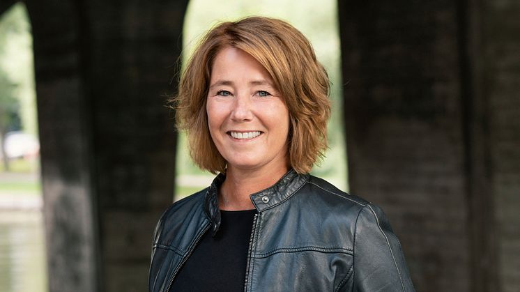 Johanna Frelin, vd på Riksbyggen.