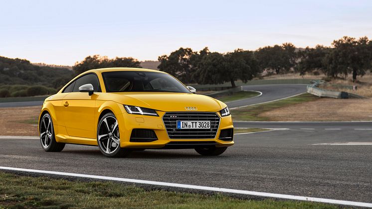 TTS Coupe yellow front right side static