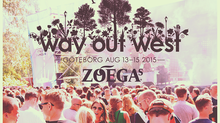 Zoégas servar för smakfullhet under musikfestivalen Way out West 