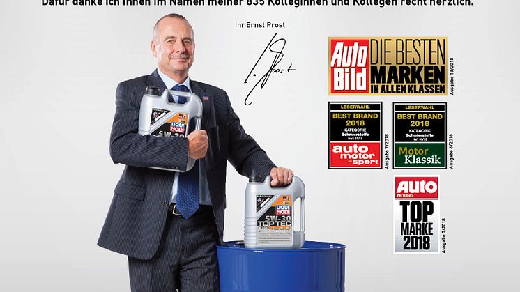 Liqui Molys vd Ernst Prost.