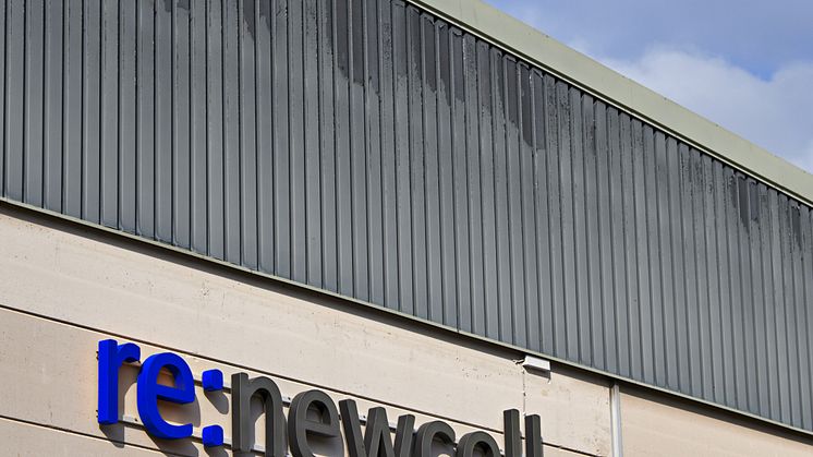 Re:newcell öppnade sin första fabrik 2017 i Kristinehamn, och planerar under de kommande åren investera stort i utökad kapacitet. Bildkälla: renewcell.com