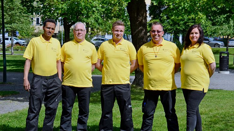 Cityvärdarna Irshad, Anders, Joakim, Erik och Gina kommer att finnas tillgängliga på stan från och med juni månad. 