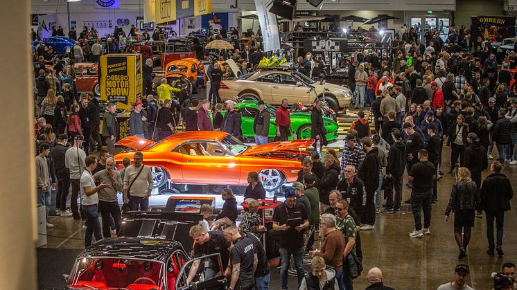 Publikrekord på Custom Motor Show. Foto Mattias Larsson, Bilsport
