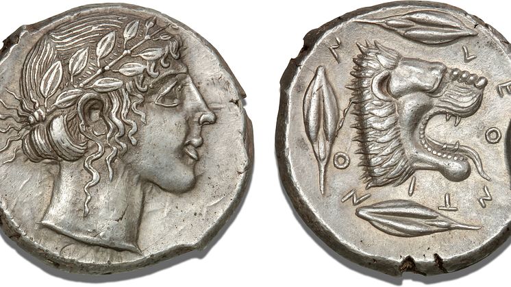 Sicily, Leontinoi, c. 455 - 422 BC, Tetradrachm