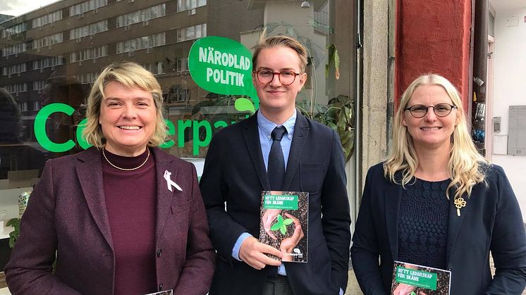 Birte Sandberg (C), Jonny Cato Hansson (C) och Ulrika Axelsson (C)