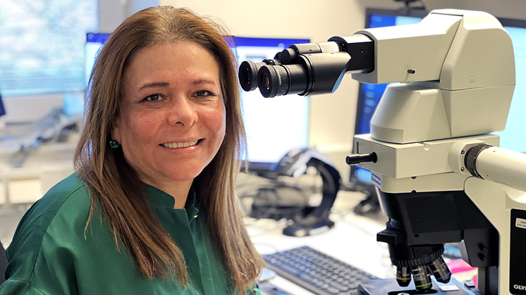 Dr Eugenia Colón, Unilabs Sveriges Senior Pathologist och Pathology Educational Lead, har valts till ordförande för Svensk Förening för Patologi (SvFP). Foto: Andrea Farkas, Unilabs